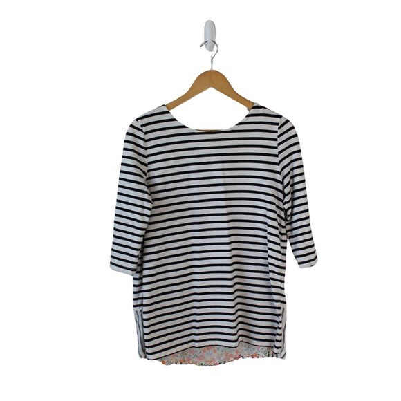 Matilda Jane Tops - Women's Matilda‎ Jane with Joanna Gaines Harvest Day Top Stripe Floral Size S